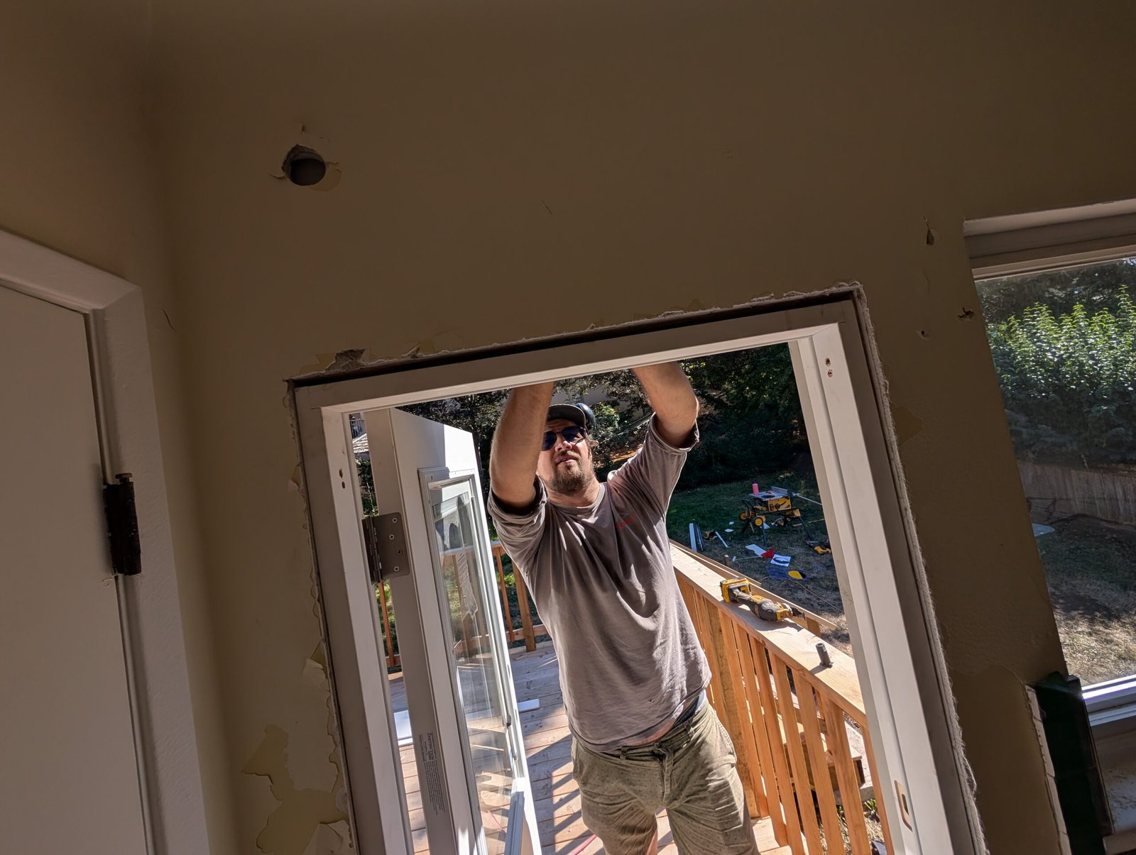 Brendan Devlin, Field Operations Manager, working on site